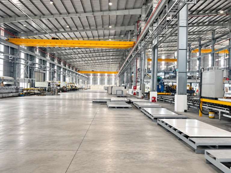 BLANKO Vietnam quartz slab production factory with modern manufacturing equipment