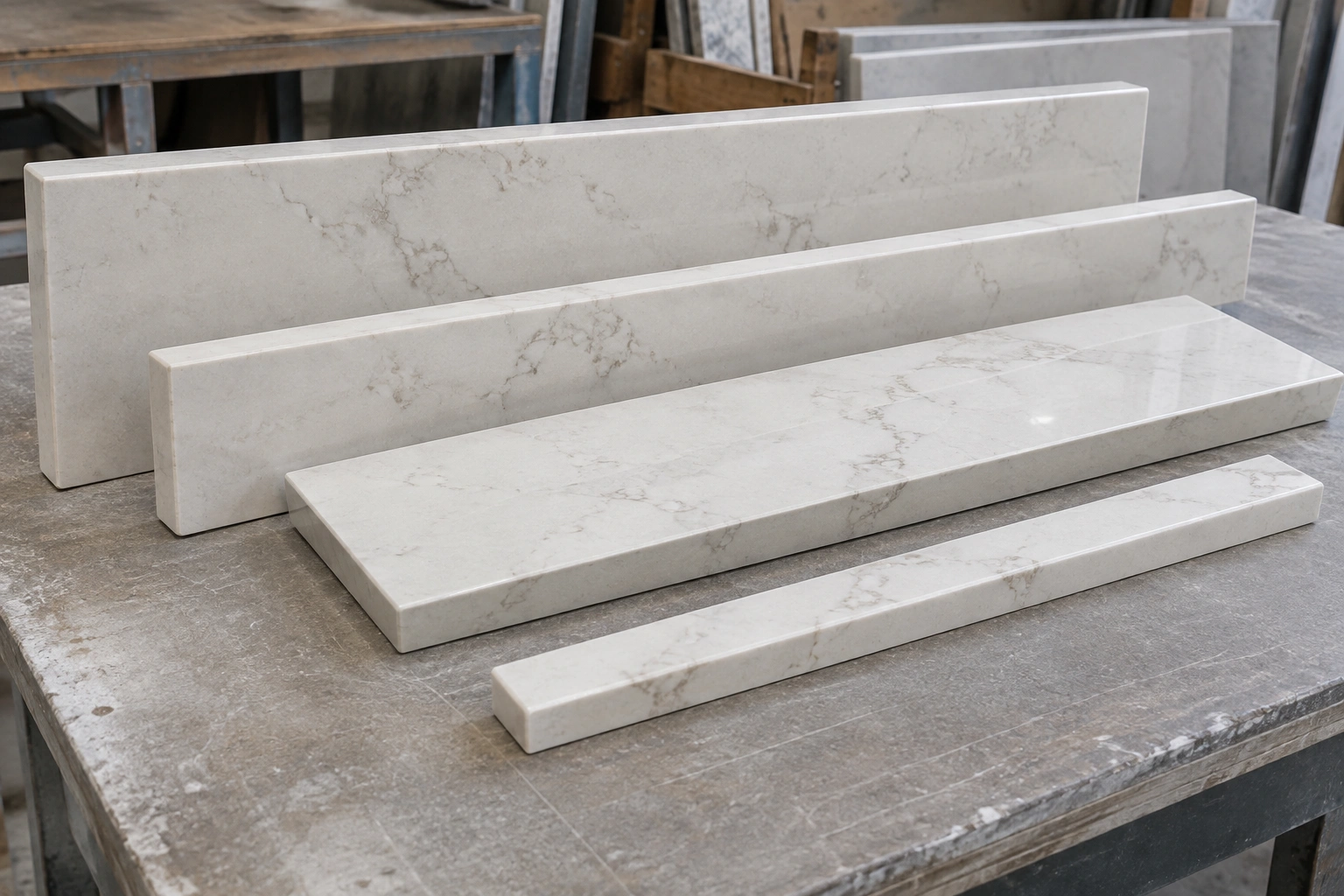 prefabricated quartz accessory pieces